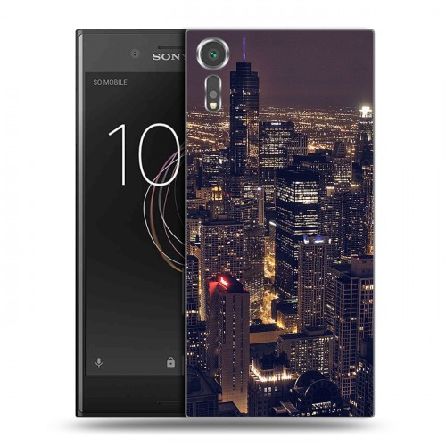 Дизайнерский пластиковый чехол для Sony Xperia XZs ночь