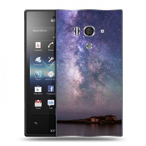 Дизайнерский пластиковый чехол для Sony Xperia acro S ночь