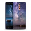 Дизайнерский пластиковый чехол для Nokia 8 ночь