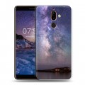 Дизайнерский пластиковый чехол для Nokia 7 Plus ночь