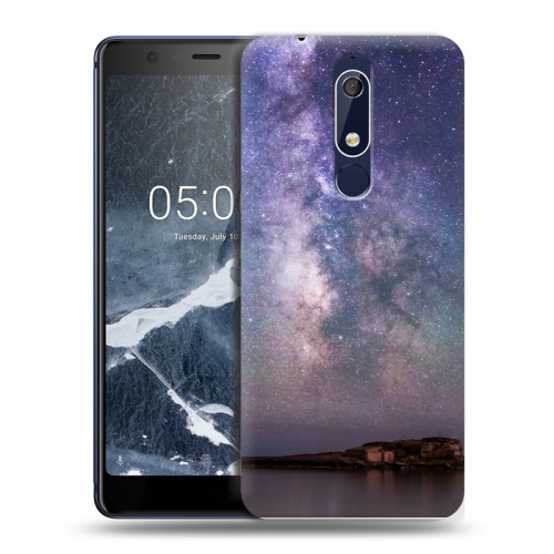 Дизайнерский пластиковый чехол для Nokia 5.1 ночь