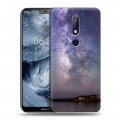 Дизайнерский силиконовый чехол для Nokia 6.1 Plus ночь