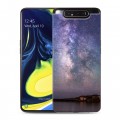 Дизайнерский пластиковый чехол для Samsung Galaxy A80 ночь