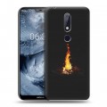 Дизайнерский силиконовый чехол для Nokia 6.1 Plus ночь