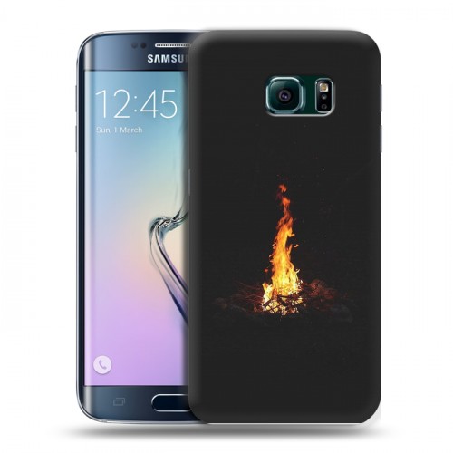 Дизайнерский пластиковый чехол для Samsung Galaxy S6 Edge ночь