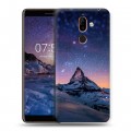 Дизайнерский пластиковый чехол для Nokia 7 Plus ночь