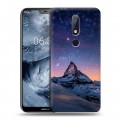 Дизайнерский силиконовый чехол для Nokia 6.1 Plus ночь