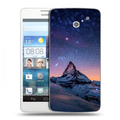 Дизайнерский пластиковый чехол для Huawei Ascend D2 ночь