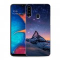 Дизайнерский пластиковый чехол для Samsung Galaxy A20s ночь