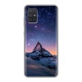 Дизайнерский силиконовый чехол для Samsung Galaxy A71 ночь