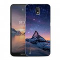 Дизайнерский силиконовый чехол для Nokia 1.3 ночь