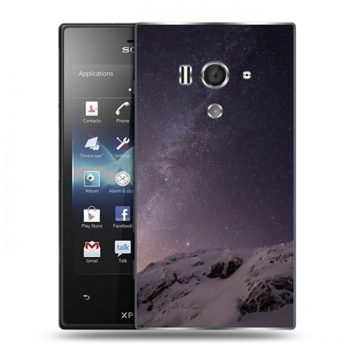 Дизайнерский пластиковый чехол для Sony Xperia acro S ночь