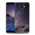 Дизайнерский пластиковый чехол для Nokia 7 Plus ночь