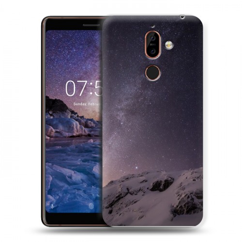 Дизайнерский пластиковый чехол для Nokia 7 Plus ночь