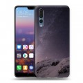 Дизайнерский силиконовый с усиленными углами чехол для Huawei P20 Pro ночь