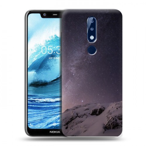 Дизайнерский силиконовый чехол для Nokia 5.1 Plus ночь