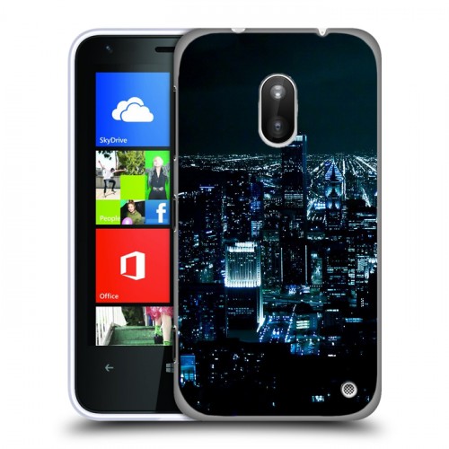 Дизайнерский пластиковый чехол для Nokia Lumia 620 ночь
