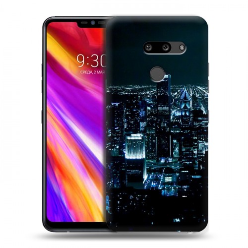 Дизайнерский пластиковый чехол для LG G8 ThinQ ночь