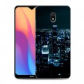 Дизайнерский силиконовый с усиленными углами чехол для Xiaomi RedMi 8A ночь