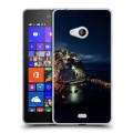 Дизайнерский пластиковый чехол для Microsoft Lumia 540 ночь