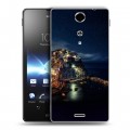 Дизайнерский пластиковый чехол для Sony Xperia TX ночь