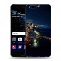 Дизайнерский пластиковый чехол для Huawei P10 ночь