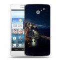 Дизайнерский пластиковый чехол для Huawei Ascend D2 ночь