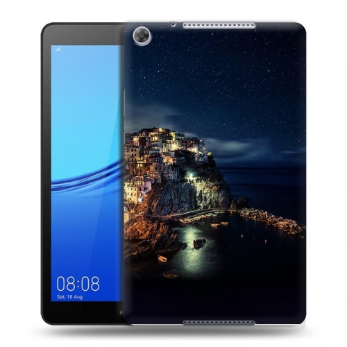 Дизайнерский силиконовый чехол для Huawei MediaPad M5 lite 8 ночь
