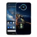 Дизайнерский силиконовый чехол для Nokia 8.3 ночь