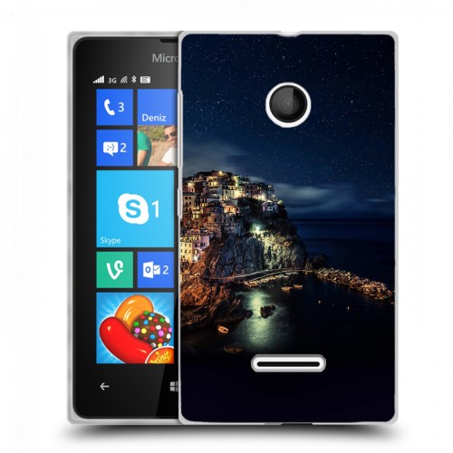 Дизайнерский пластиковый чехол для Microsoft Lumia 435 ночь