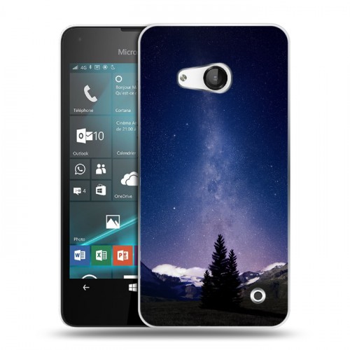 Дизайнерский пластиковый чехол для Microsoft Lumia 550 ночь