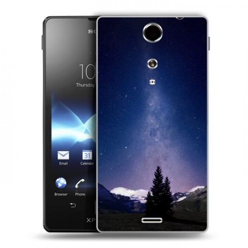 Дизайнерский пластиковый чехол для Sony Xperia TX ночь