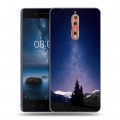 Дизайнерский пластиковый чехол для Nokia 8 ночь