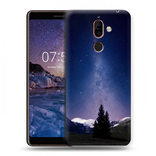 Дизайнерский пластиковый чехол для Nokia 7 Plus ночь