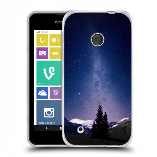 Дизайнерский пластиковый чехол для Nokia Lumia 530 ночь