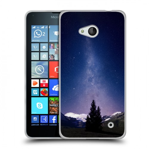 Дизайнерский пластиковый чехол для Microsoft Lumia 640 ночь