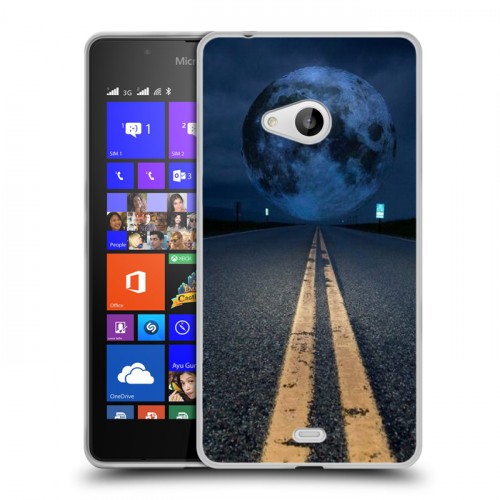 Дизайнерский пластиковый чехол для Microsoft Lumia 540 ночь