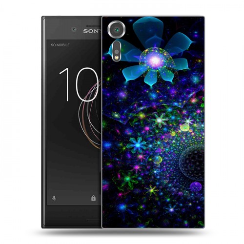 Дизайнерский пластиковый чехол для Sony Xperia XZs Абстракции Фрактал