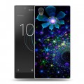 Дизайнерский пластиковый чехол для Sony Xperia L1 Абстракции Фрактал