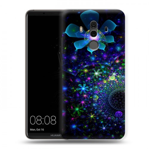 Дизайнерский пластиковый чехол для Huawei Mate 10 Pro Абстракции Фрактал