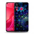 Дизайнерский пластиковый чехол для Huawei Nova 4 Абстракции Фрактал