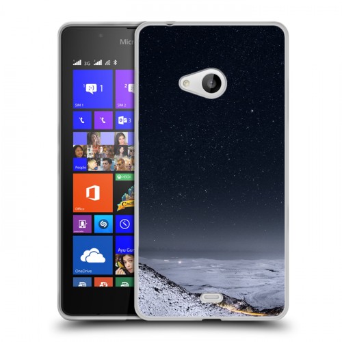 Дизайнерский пластиковый чехол для Microsoft Lumia 540 ночь