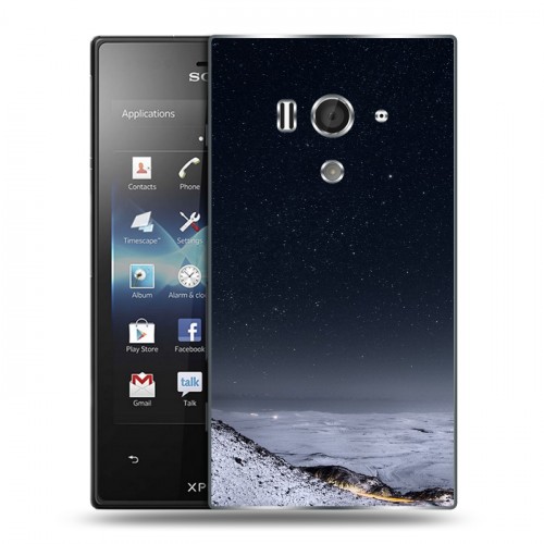 Дизайнерский пластиковый чехол для Sony Xperia acro S ночь