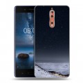 Дизайнерский пластиковый чехол для Nokia 8 ночь