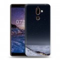 Дизайнерский пластиковый чехол для Nokia 7 Plus ночь