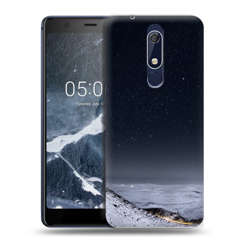 Дизайнерский пластиковый чехол для Nokia 5.1 ночь