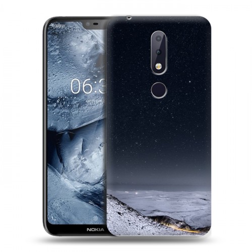 Дизайнерский силиконовый чехол для Nokia 6.1 Plus ночь