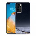 Дизайнерский пластиковый чехол для Huawei P40 ночь