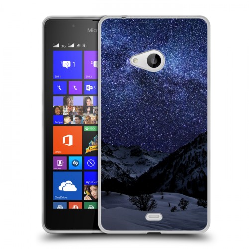 Дизайнерский пластиковый чехол для Microsoft Lumia 540 ночь