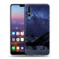 Дизайнерский силиконовый с усиленными углами чехол для Huawei P20 Pro ночь